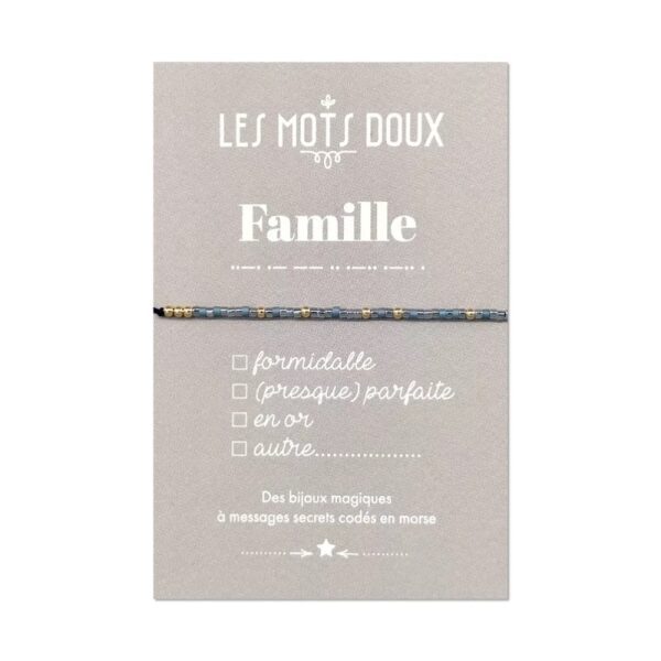 Bracelet LES MOTS DOUX famille